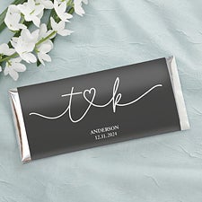 Drawn Together By Love Personalized Wedding Candy Bar Wrappers - 32394