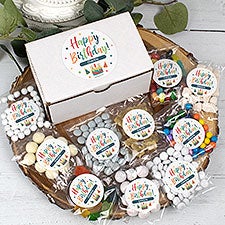 Bold Birthday Personalized Care Package Candy Gift Box - 32447D