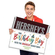 Birthday Boy Personalized 5 lb. Hershey Bar - 32453D