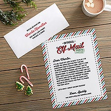 Personalized Holiday Gift Tags - Santa Belt