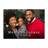Photo & Message Personalized Holiday Cards - 32491