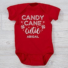 Candy Cane Lane Personalized Christmas Baby Clothing - 32513