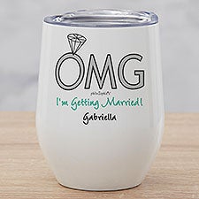 OMG Wedding philoSophies Personalized Insulated Wine Cup - 32530