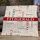 Sugarplum & Nutcracker Personalized Blankets - 32541