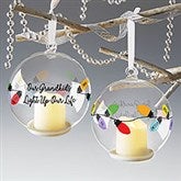 Grandkids Light Up My Life Personalized Light Up Ornament - 32592