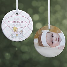 Precious Moments Personalized Girls Christening Ornament - 32597
