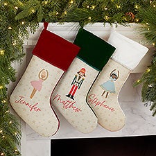 Sugarplum  Nutcracker Personalized Christmas Stockings - 32618