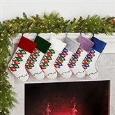 Holiday Lights Personalized Christmas Stockings - 32634