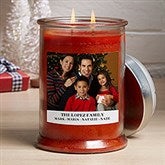 Picture Perfect Christmas Personalized Scented Candle Jars - 32665