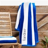 Custom Embroidered Cabana Stripe Beach Towels - 32723
