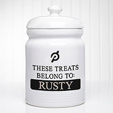 Peloton Personalized Dog Treat Jar - 32732