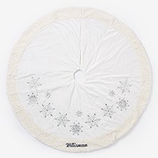 Seasons Sparkle Personalized Tree Skirt - 32757