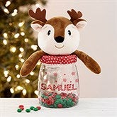 Candy Cane Lane Personalized Christmas Candy Jar - 32804