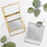Write Your Message Personalized Glass Jewelry Box - 32853