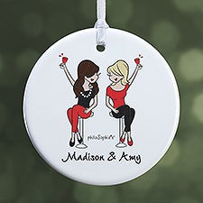 Best Friends philoSophies Personalized Ornaments - 32870