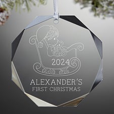 Babys First Christmas Precious Moments Engraved Ornament - Premium - 32881