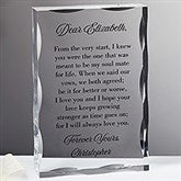 Love Letter Personalized Keepsake Block - 32906