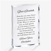 Love Letter Personalized Keepsake Block - 32906
