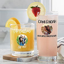 Photo Message Personalized Everyday Drinking Glasses - 32923