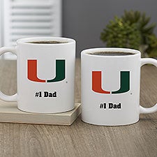 NCAA Miami Hurricanes Personalized Coffee Mugs - 33030