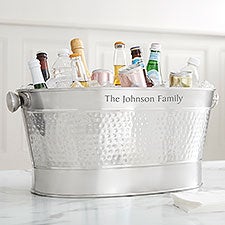 Engraved Stainless Steel Outdoor Cooler Tub - 3305