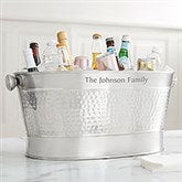 Engraved Stainless Steel Outdoor Cooler Tub - 3305