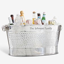 Engraved Stainless Steel Outdoor Cooler Tub - 3305