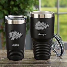 NFL Kansas City Chiefs Personalized Stainless Steel Tumblers - 33073