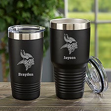 NFL Minnesota Vikings Personalized Stainless Steel Tumblers - 33077