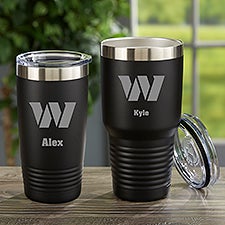 NFL Washington Football Team Personalized Stainless Steel Tumblers - 33089