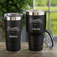 MLB Atlanta Braves Personalized Stainless Steel Tumbler  - 33092