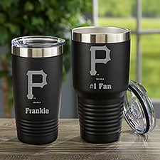 MLB Pittsburgh Pirates Personalized Stainless Steel Tumbler  - 33111