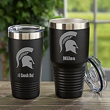 NCAA Michigan State Spartans Personalized Stainless Steel Tumblers - 33140