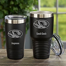 NCAA Missouri Tigers Personalized Stainless Steel Tumblers - 33141