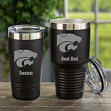 NCAA Kansas State Wildcats Personalized Stainless Steel Tumblers - 33148