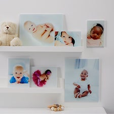 Baby Personalized Glass Photo Prints  - 33264