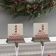 Candy Cane Lane Personalized Stocking Holders - 33320