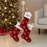 Snowflake Christmas Stocking Hanger Stand - 33321