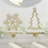 Metal  Marble Christmas Stocking Holders - 33322