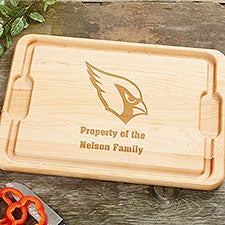 NFL Arizona Cardinals Personalized Maple Cutting Boards - 33344