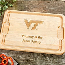 NCAA Virginia Tech Hokies Personalized Maple Cutting Boards - 33348