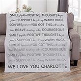 Words of Encouragement Personalized Blankets - 33353