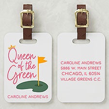 Queen of the Green Personalized Golf Bag Tag - 33359