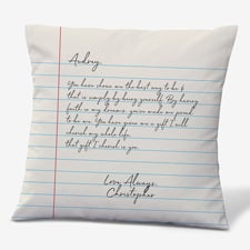 Love Letter Personalized Throw Pillows - 33365