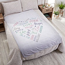 Close To Her Heart Personalized Weighted Blanket with Duvet Cover - 33369