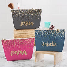 Sparkling Name Personalized Makeup Bag  - 33376