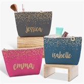 Sparkling Name Personalized Makeup Bag  - 33376