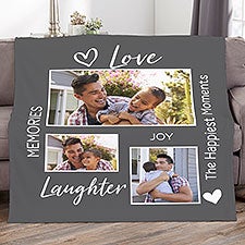 Photo Gallery For Him Personalized Photo Blankets - 33392