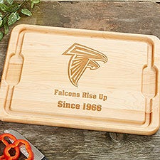 NFL Atlanta Falcons Personalized Maple Cutting Boards - 33399