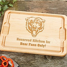 NFL Chicago Bears Personalized Maple Cutting Boards - 33403